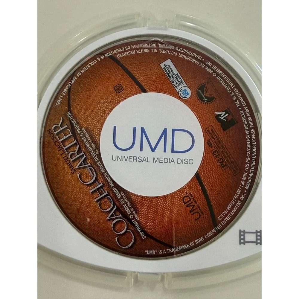 Coach Carter UMD Video Sony PSP Samuel L Jackson Movie 2005 Widescreen PG-13